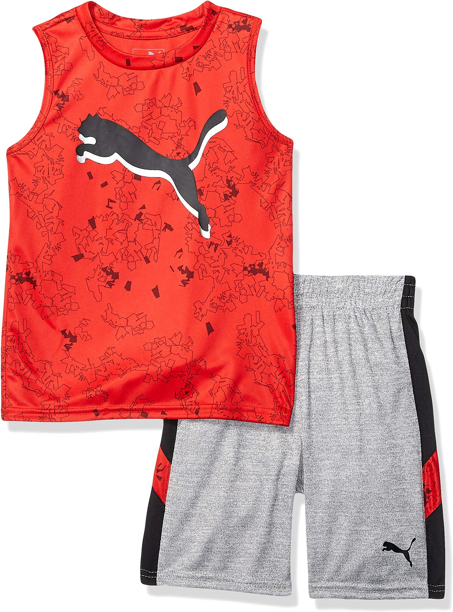 PUMA Little Boys' Tank & Short Set