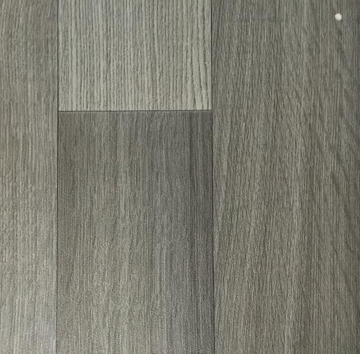 PVC Vinyl-Bodenbelag in der Optik grau anthrazit Holz Planke | PVC