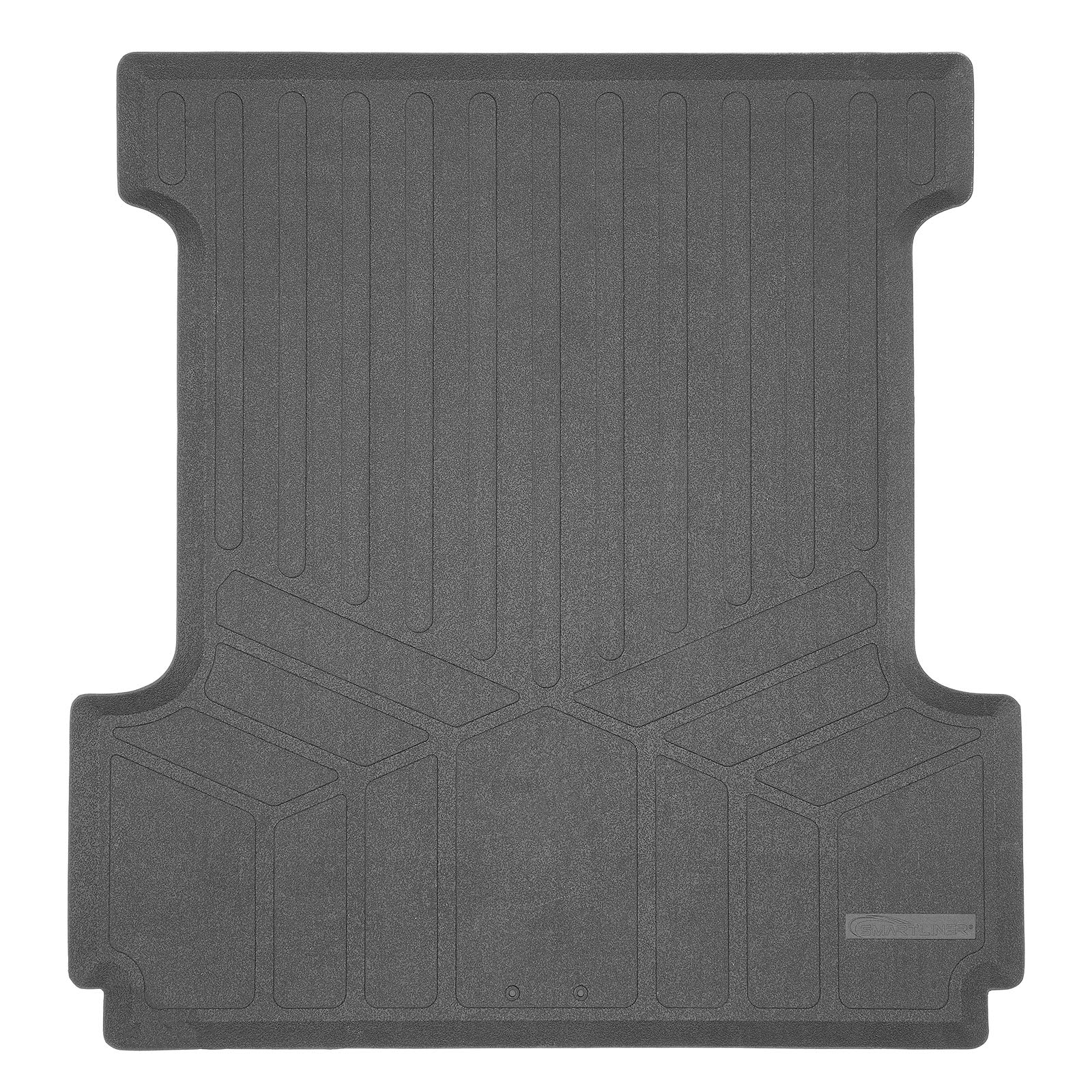 Smartliner K0167 Matelón de cama de goma resistente para camiones para 2015-2022 Ford F150 Supercrew Cab F-150 Negro