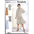 Simplicity Sewing Pattern S8872 P5 - Use to Make - Sizes 12-20 Misses'Pullover Dresses - 4 Designs
