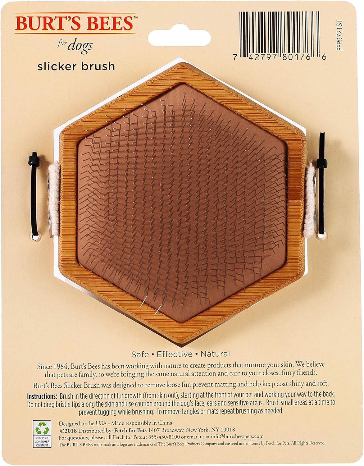 Burt's Bees Palm Slicker Brush