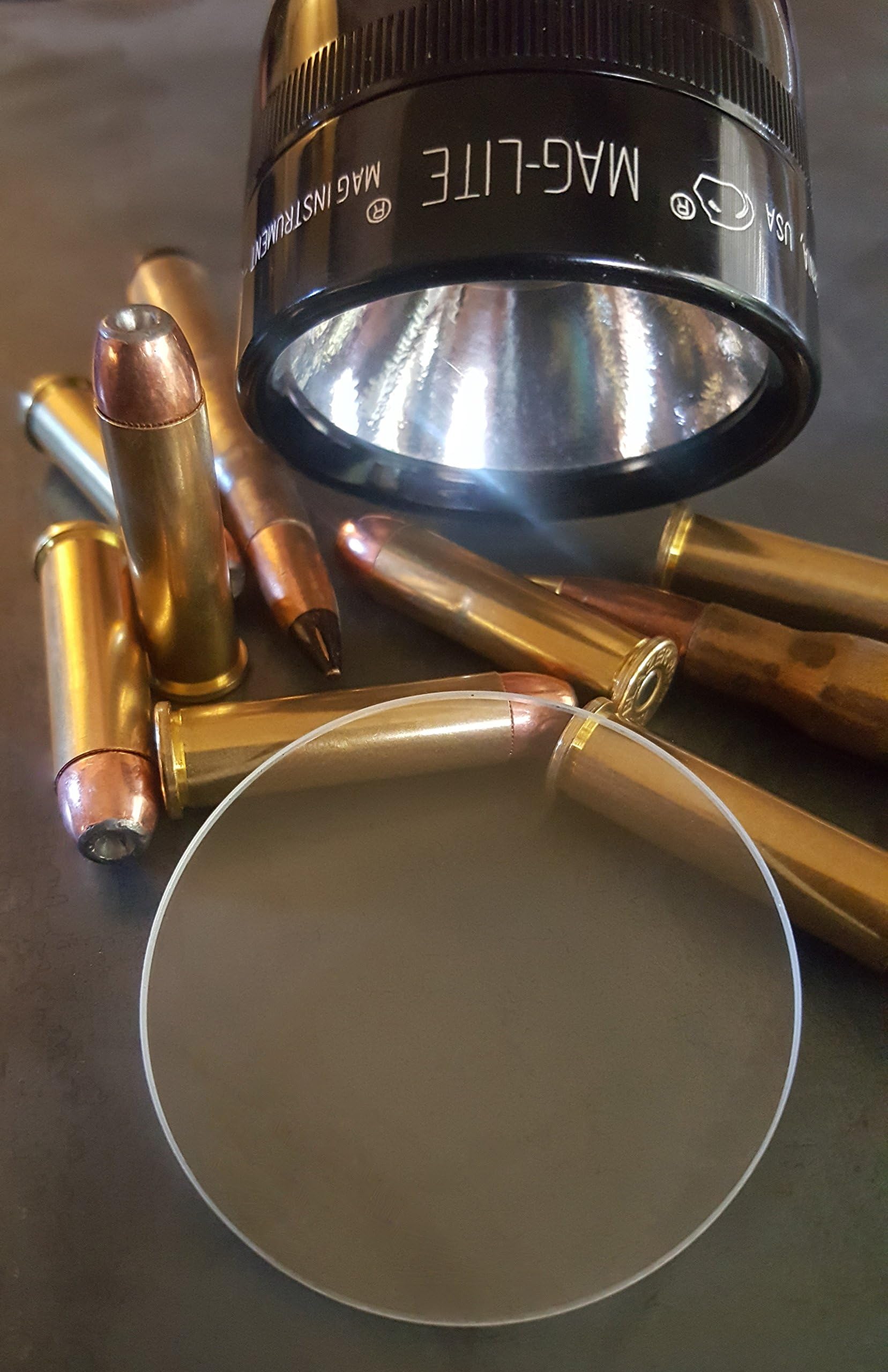 Litt Industries LITT Maglite Flashlight Lens Upgrade Bulletproof Material Shatterproof and UltraClear - C & D Model