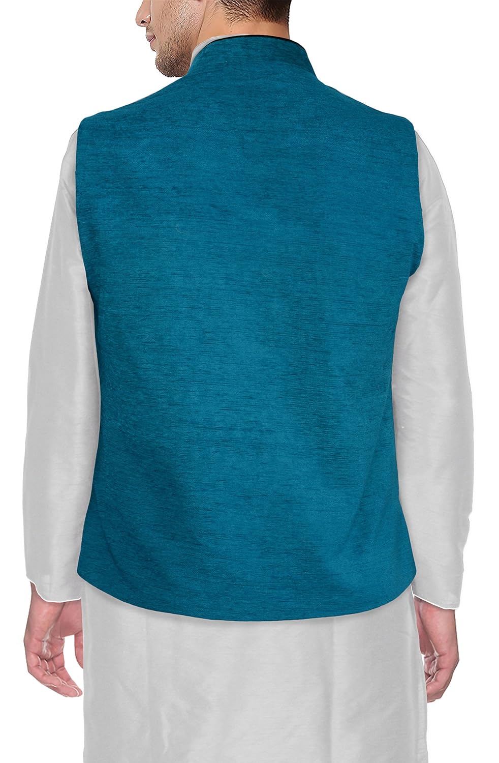 freedom fashion men's linen nehru jacket