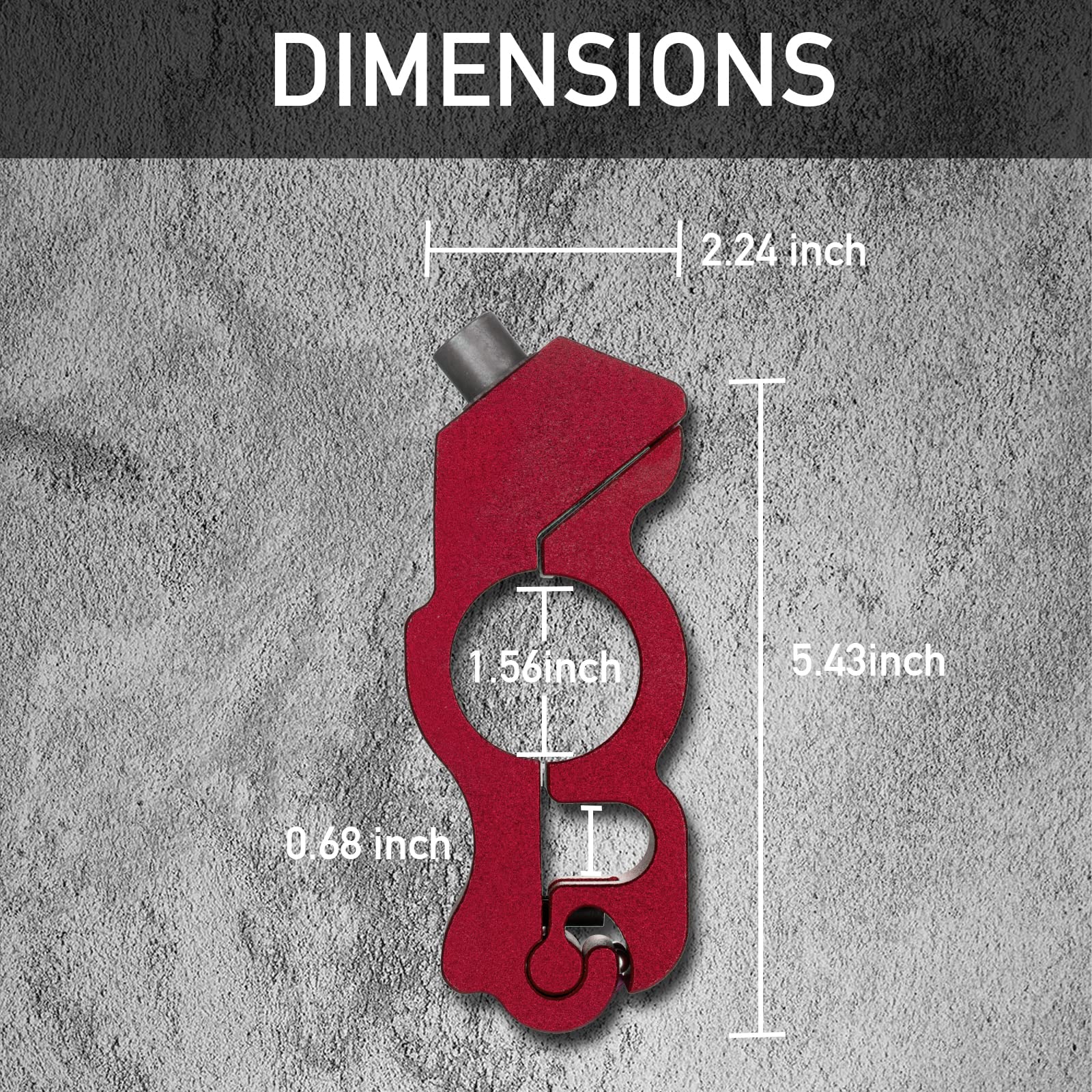 Motorcycle Locks Anti Theft: CNC Heavy Duty Handlebar Throttle Grip Brake Lever Security Motorcycle Lock Universal for Dirt Bike Moped Scooter Motorbike, ATV Alarm Accessories (Red)