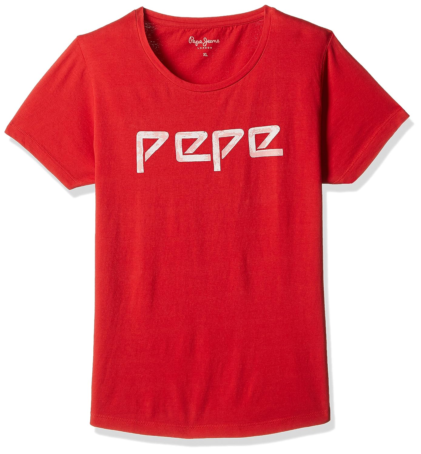 pepe jeans women's solid t-shirt