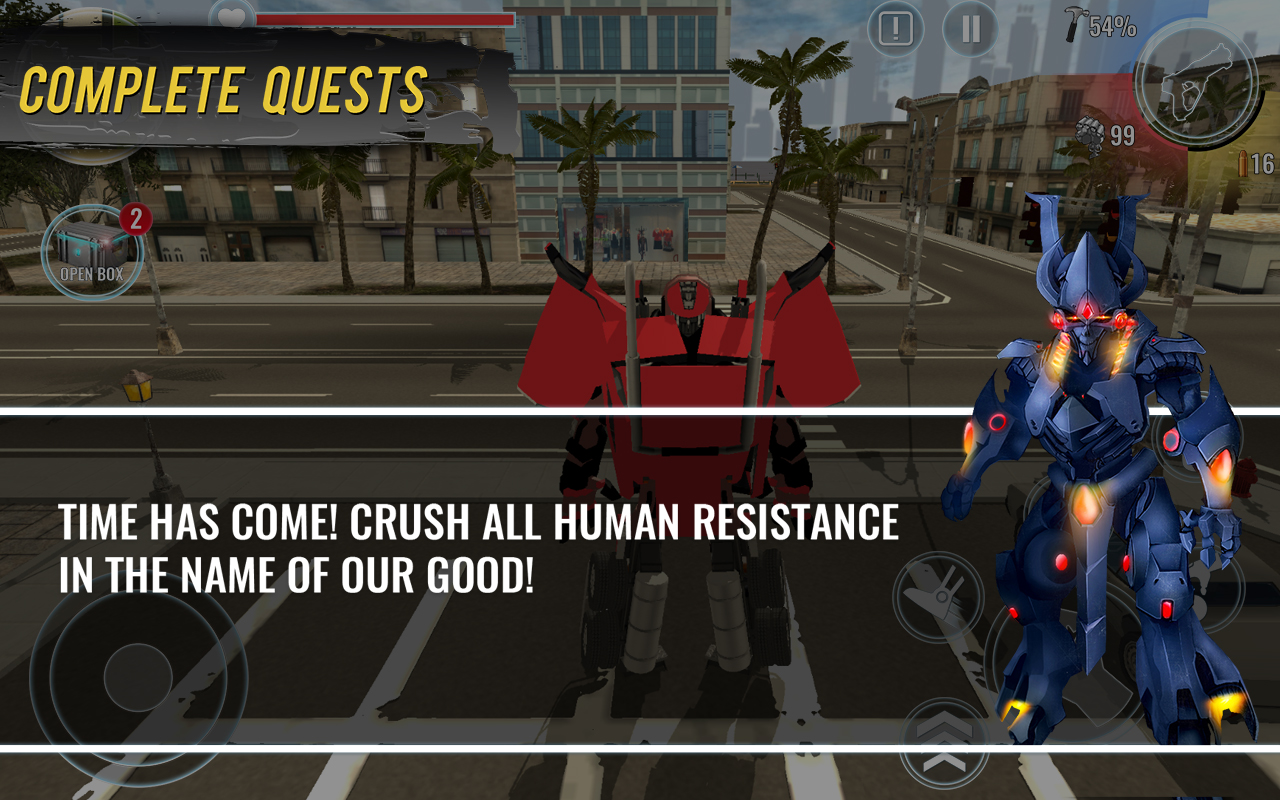 Robot Hero: Truck Robot Simulator - Open World Transformer Game