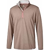 Obla Golf Quarter Zip Pullover Men Fleece Mock Neck Sweatshirt Winter Warm 1/4 Zip Long Sleeve Golf Shirt