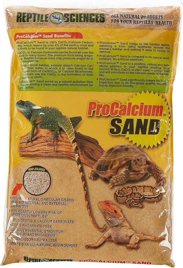 Reptile Sciences Terrarium Sand, 10Pound, Natural Sedona