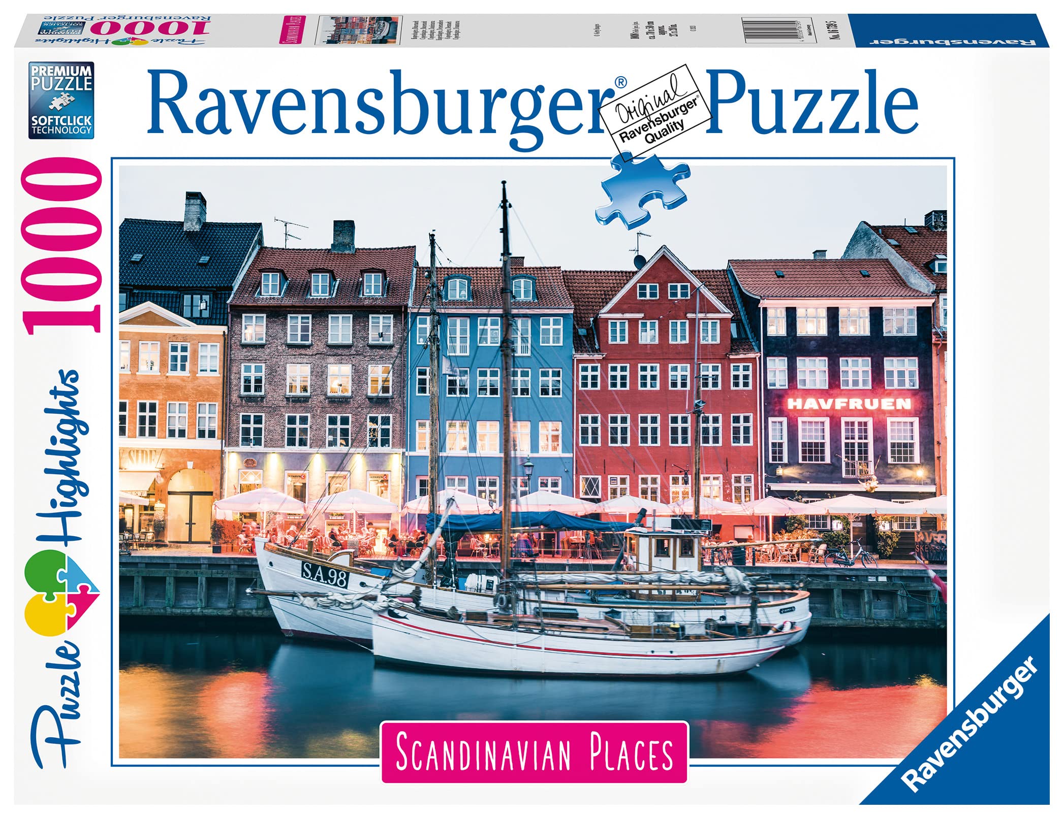 Ravensburger Copenhagen 1000 Piece Jigsaw Puzzle for Adults & Kids Age 12 Years