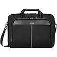 Targus Classic Slim Briefcase with Crossbody Shoulder Bag Design for the Business Professional Travel Commuter and Laptop Pro