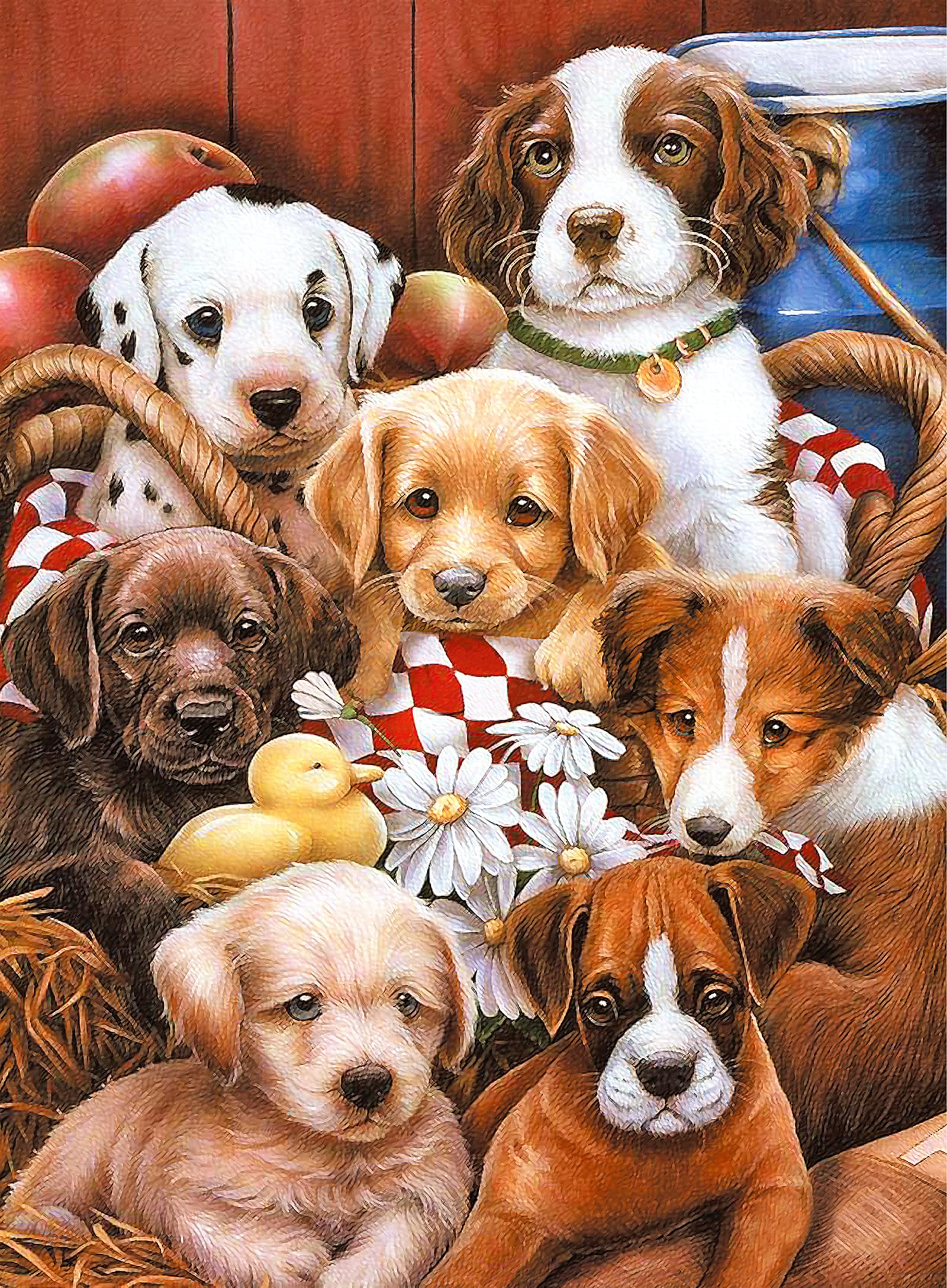 Photo 1 of 100 Piece Puzzles for Kids Dog 100 Piece Puzzles for Adults, Puppy Group Photo 100 Pieces Puzzle for Kids Ages 4-8, Dogs Selfie Puzzle for Seniors Teens Brain Teaser