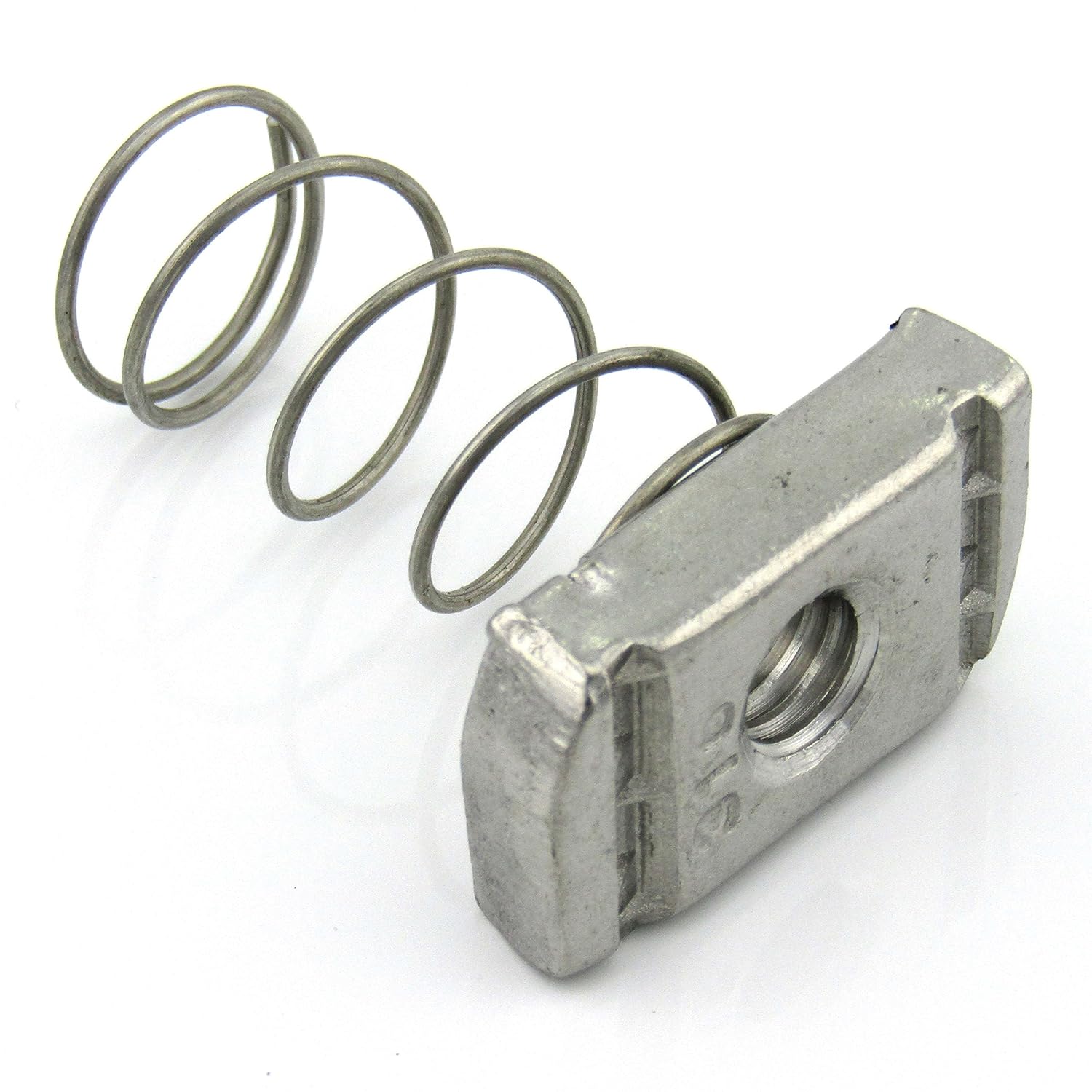 StrutChannel Nuts 3/816X3/8 Thick S/S Regular Spring Nut 100 per Box