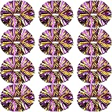 12 Pack Cheerleading Pom Poms, Cheerleader Pom Poms
