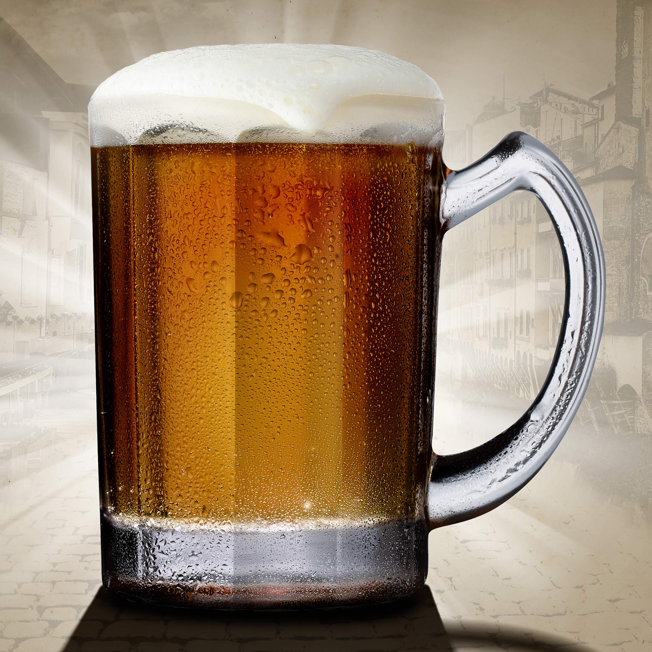 Lantern Tankard 10-Sided Pint Glass