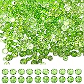 Glass Beads for Jewelry Making, 6/8/10mm 680Pcs Crackle/Briolette Faceted Crystal Beads for Bracelet Craft Necklace Earring Making Wine Charms Wind Chimes, Green Color