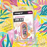 Integral 128GB XPression USB 3.2 Drive Leaf Design Memory Stick view 4