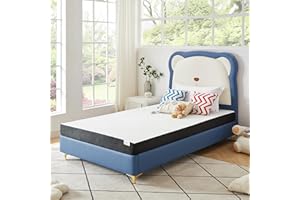 OUUI 6 Inch Gel Memory Foam Twin Mattress Medium-Firm Mattress for Pressure Relief & Cooler Sleep Mattress for Kids Adults CertiPUR-US Certified Mattress in a Box, White