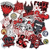 Desert Cactus Dungeons & Dragons Stickers Vinyl Decal Laptop Water Bottle Car Scrapbook Sheet Decorations Birthday Favor Party Supplies (2-1)