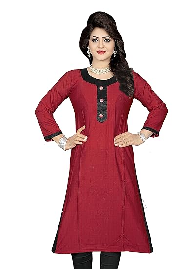 Winza Cotton Silk Kurti For Womens (XL)