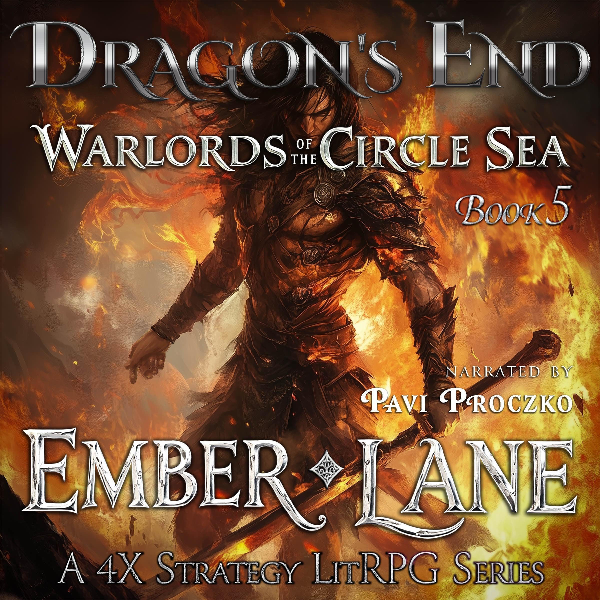 Dragon's End: A 4X Strategy LitRPG Series: Warlords of the Circle Sea, Book 5 Image
