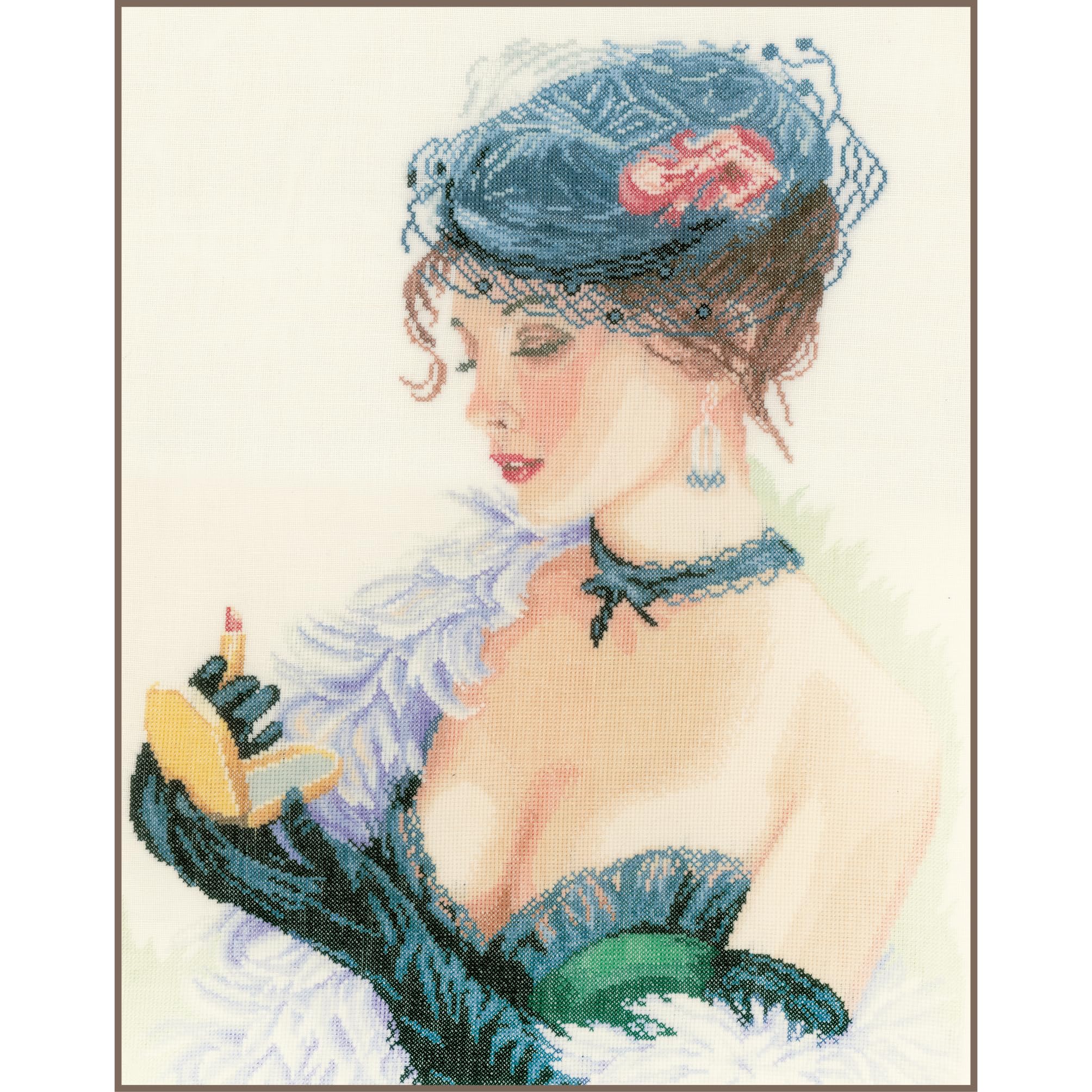 Lanarte Lady with Lipstick, 33 x 45 x 0.3 cm