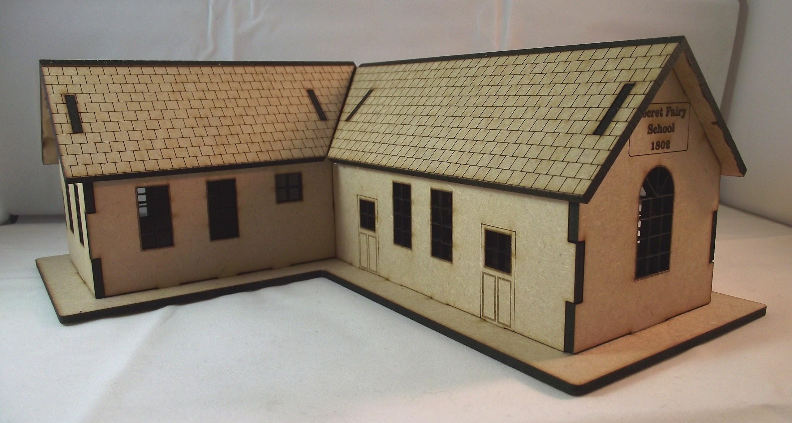 Build Your Own Fairy Village in Miniature - Secret Fairy School - Wooden Fairy House/Dolls House Kit