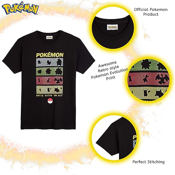 Idee Cadeau Ado Garcon Pour Anniversaire 5 14 Ans T Shirt Noir Motif Silhouette Pikachu Vetement Enfant Garcon En 100 Coton Pokemon Tee Shirt Enfant Garcon T Shirts Polos Et Chemises Eng Bouldermicrofinance Org