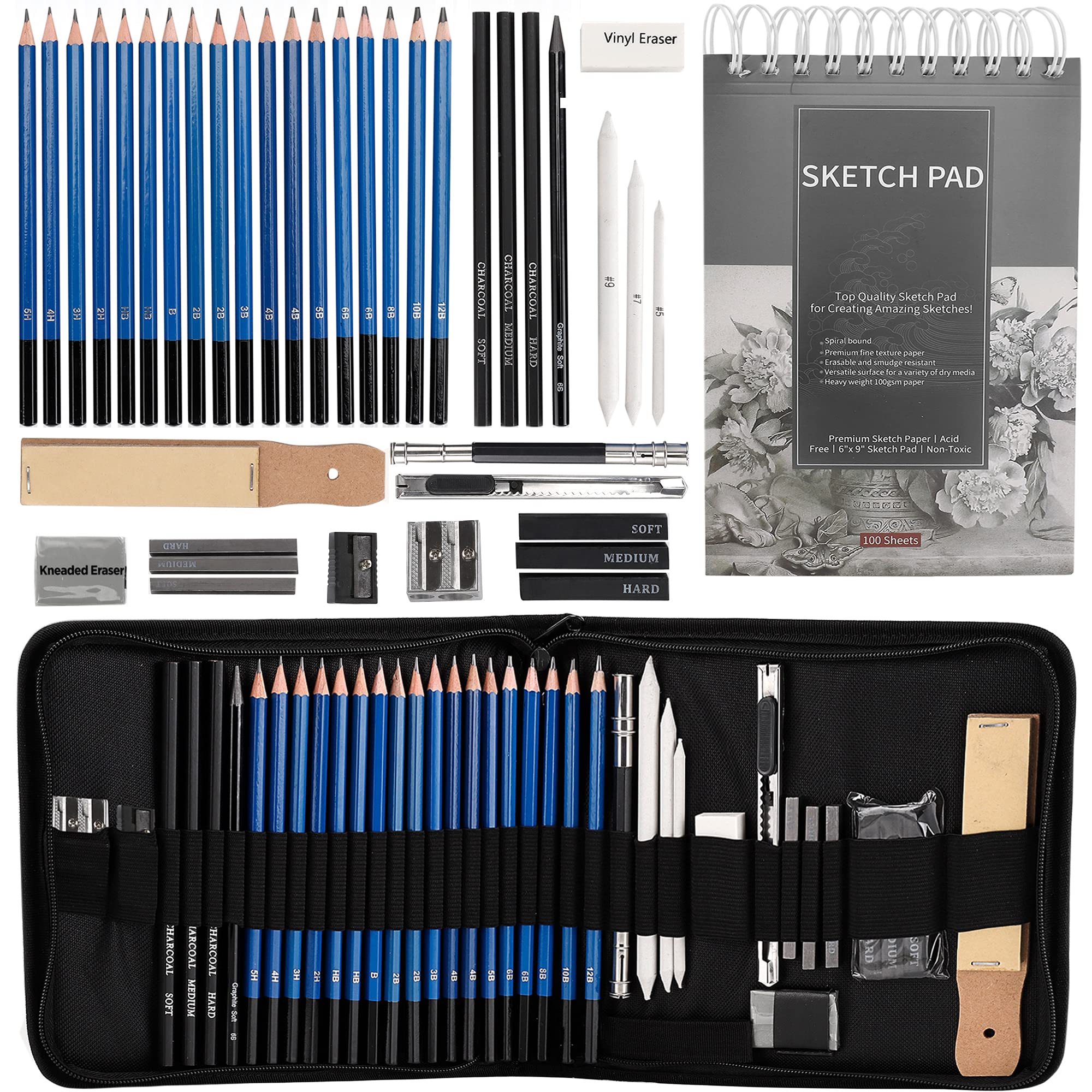 Drawing Pencils Sketch Art Set 40pcs Drawing And Sketch Set Includes 18 Sketching Graphite Pencils Graphite And Charcoal Pencils 100pages Sketch Pad And Accessories Buy Online In Antigua And Barbuda At Antigua Desertcart Com Productid 182563047 Drawing Pencils Sketch Art Set 40pcs Drawing And Sketch Set Includes 18 Sketching Graphite Pencils Graphite And Charcoal Pencils 100pages Sketch Pad And Accessories Buy Online In Antigua And Barbuda At Antigua Desertcart Com Productid 182563047