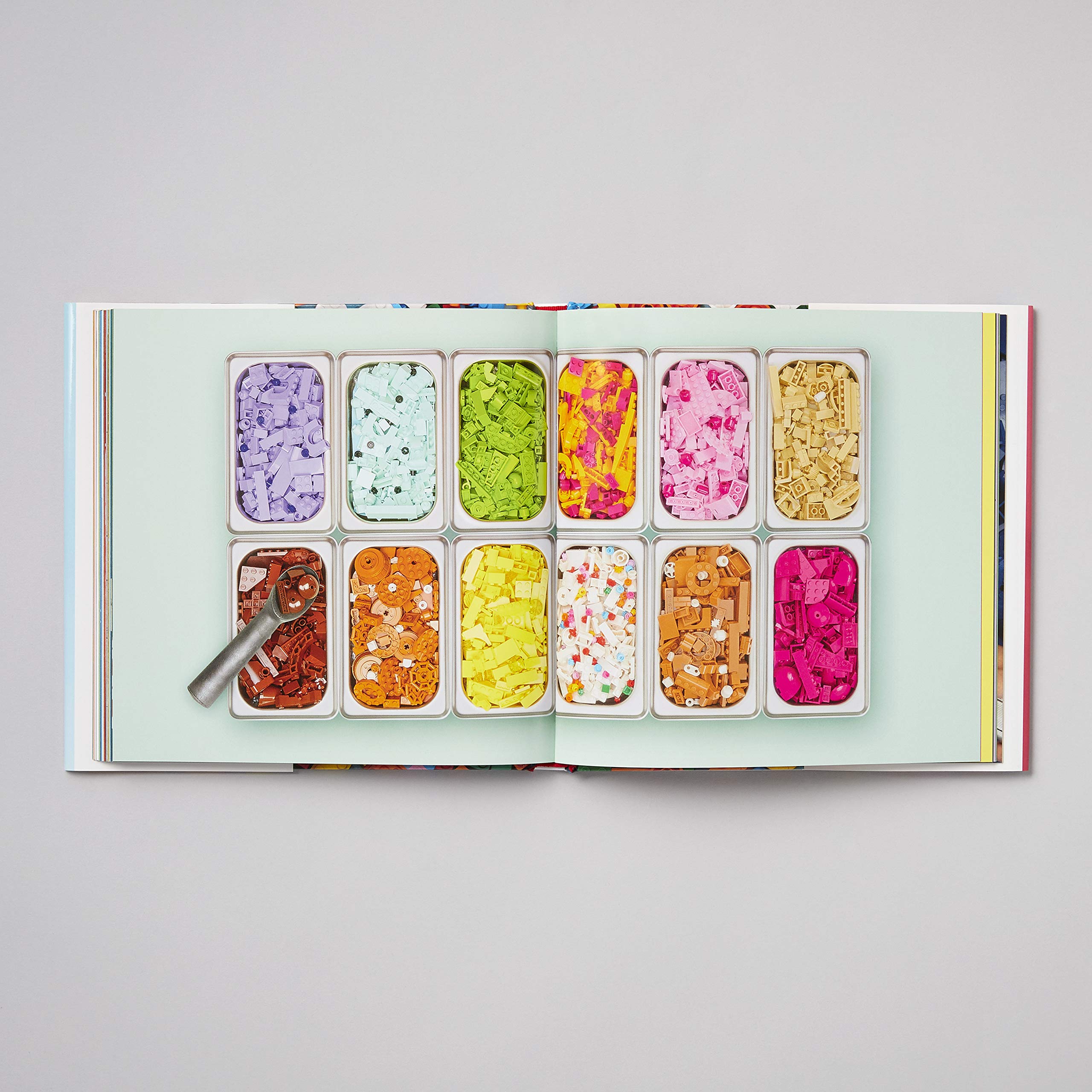 lego still life with bricks