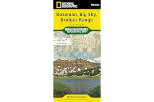 Bozeman, Big Sky, Bridger Range Map (National Geographic Trails Illustrated Map, 723)