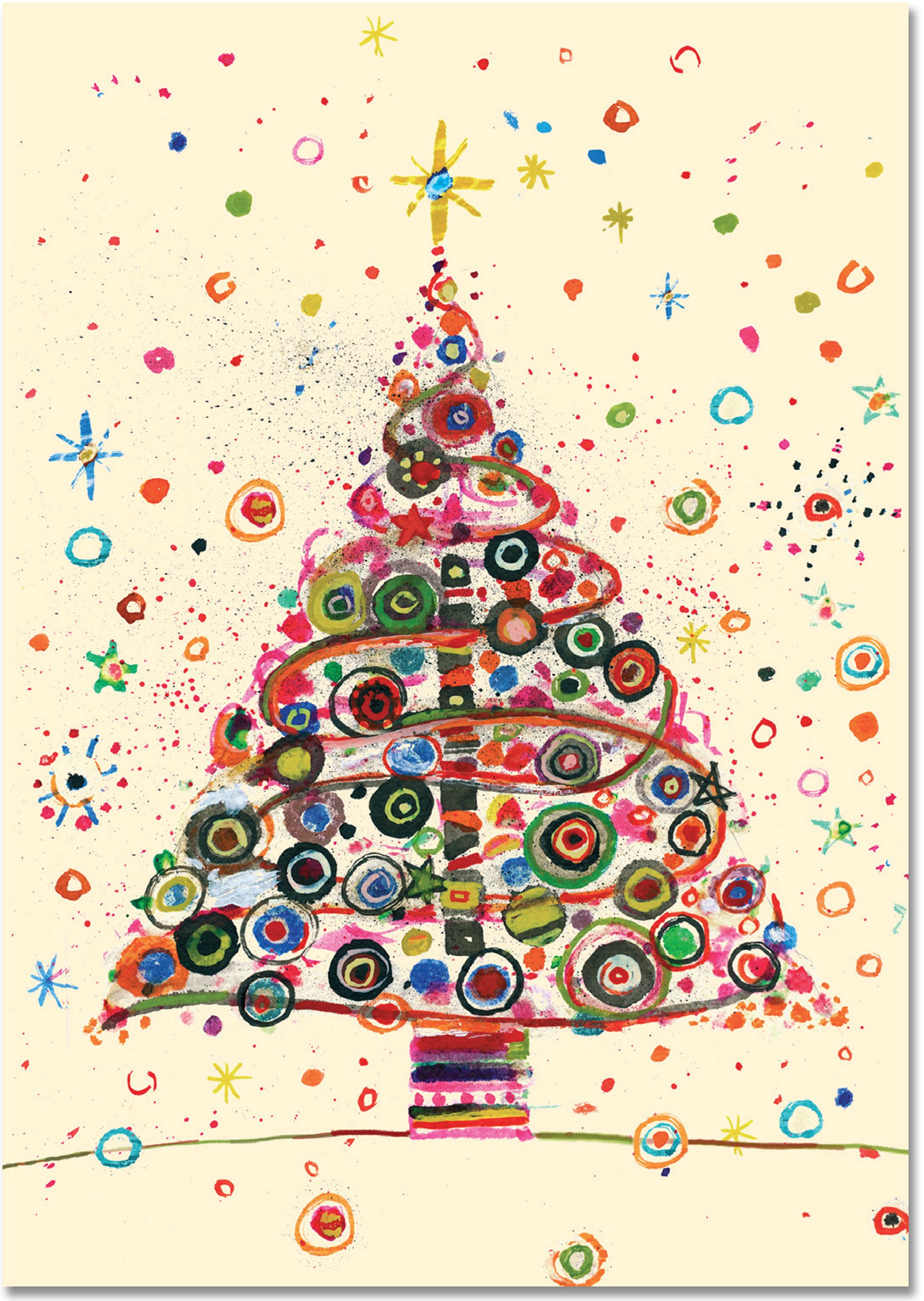 Jolly Tree Small Boxed Holiday Cards Christmas Cards Greeting Cards Peter Pauper Press 9781441321046 Amazon Com Books