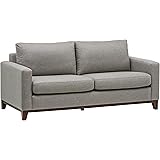Amazon Brand – Rivet North End Exposed Wood Modern Sofa, 78"W, Grey Weave