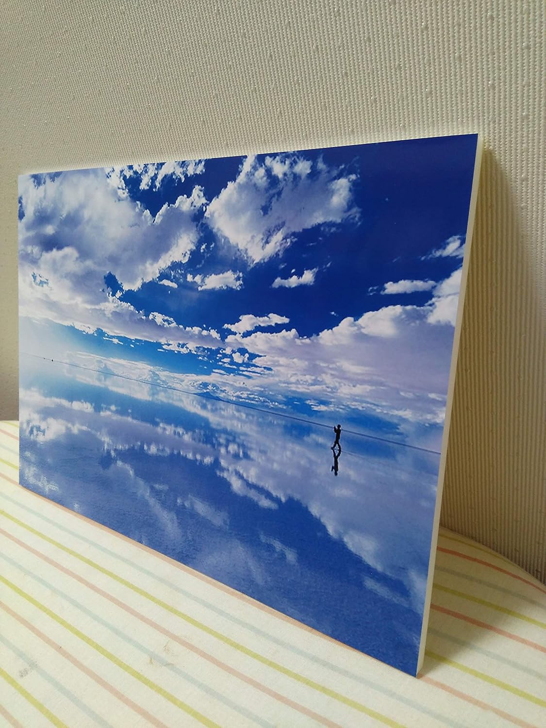 Amazon ウユニ塩湖 ボリビア 海外風景 世界遺産 はってはがせるアートパネル ファブリックパネル ポスター ウォールステッカー ウォールデコレーション ウォールステッカー オンライン通販