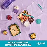 Sistema Bento Box Lunch 1.65 L Minty Teal with Compartments view 2