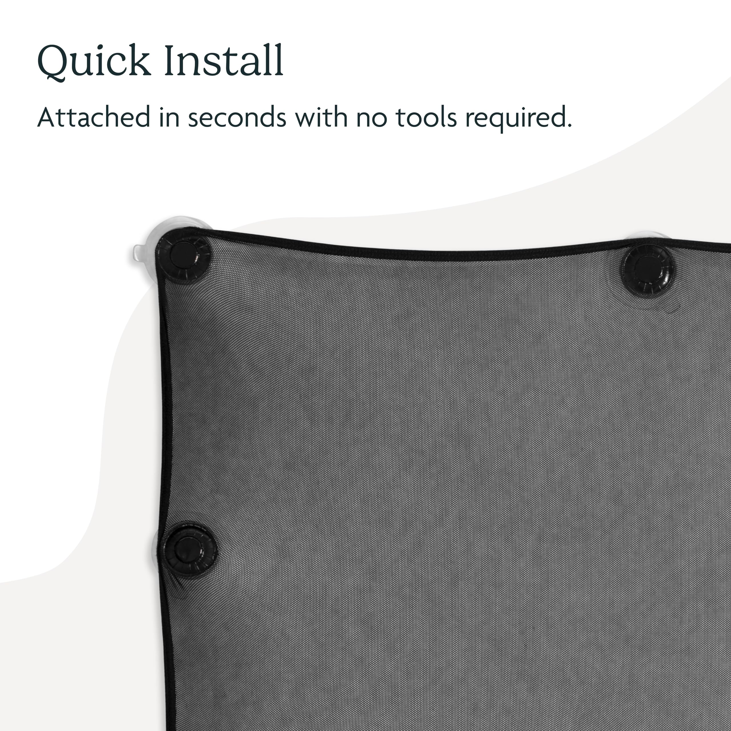 UPPAbaby Easy-Fit Sunshade, Ample Sun Coverage, Easy Grip Attachment