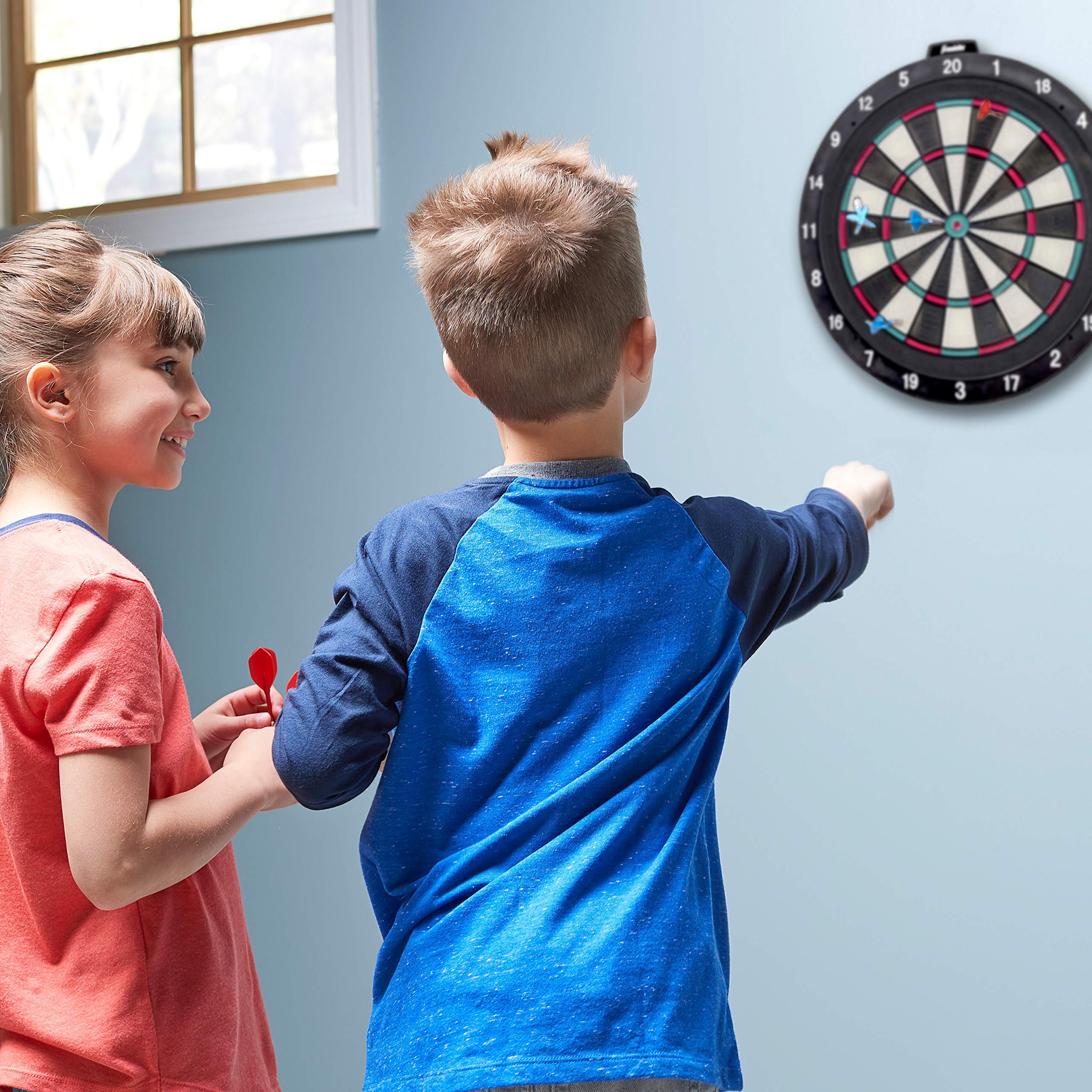 Franklin Sports Soft Tip Dartboard, 18x1-Inch
