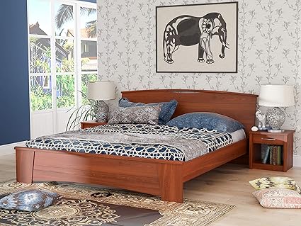Stylespa Estilo King Bed (Siena Cherry)