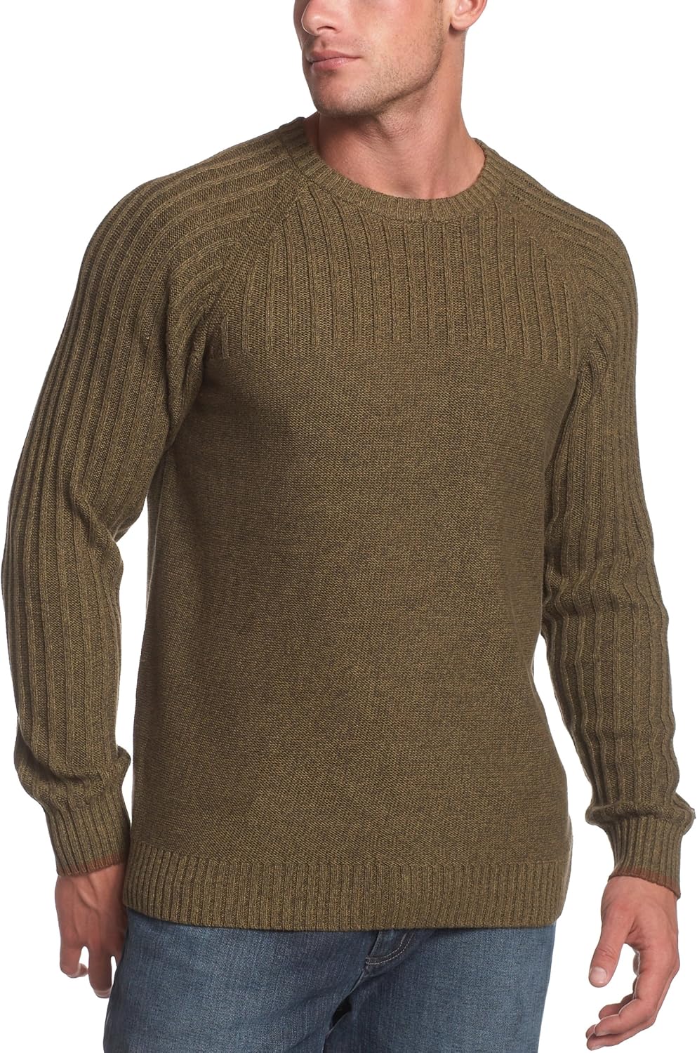 Columbia Men's ROC Crew Sweater, Olive Green, Medium at Amazon Men’s