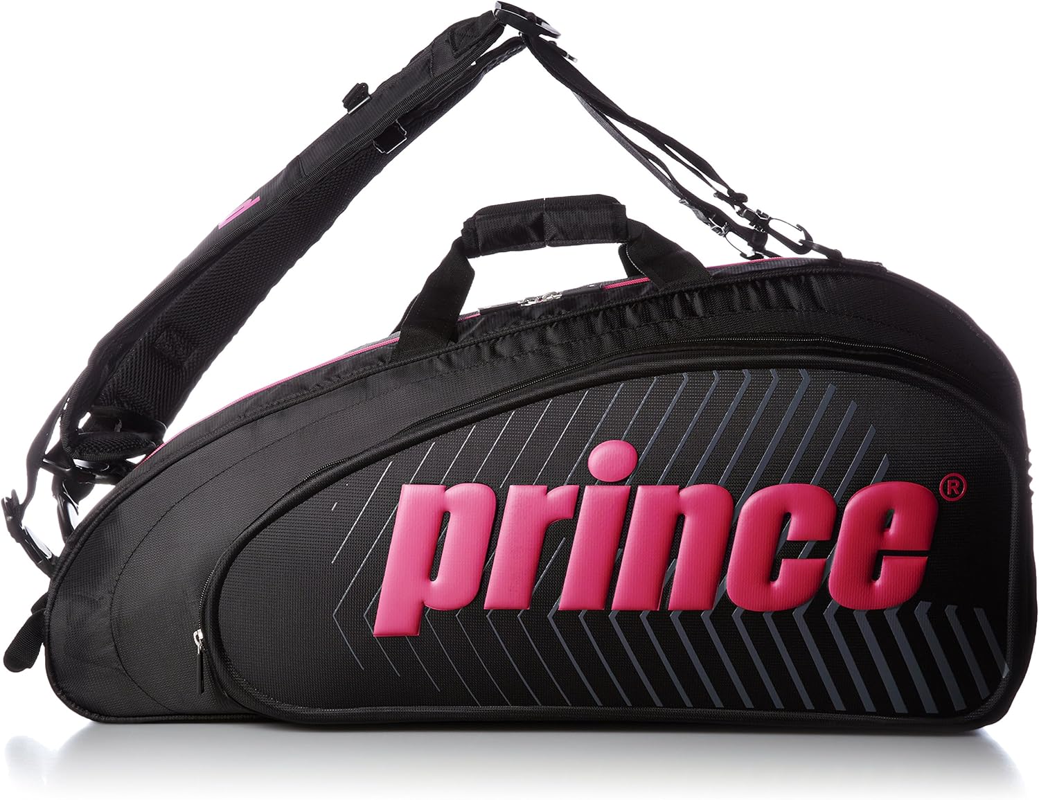 Amazon [プリンス] ラケットバッグ ラケットバッグ6本入 TT702 Prince(プリンス) テニスラケットバッグ