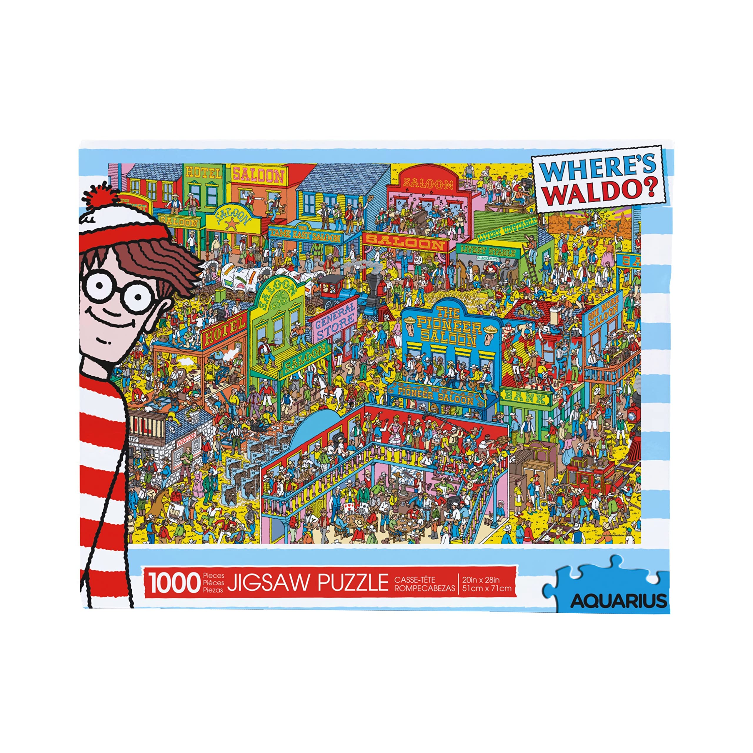 Where's Waldo Wild Wild West 1000 Piece Jigsaw Puzzle