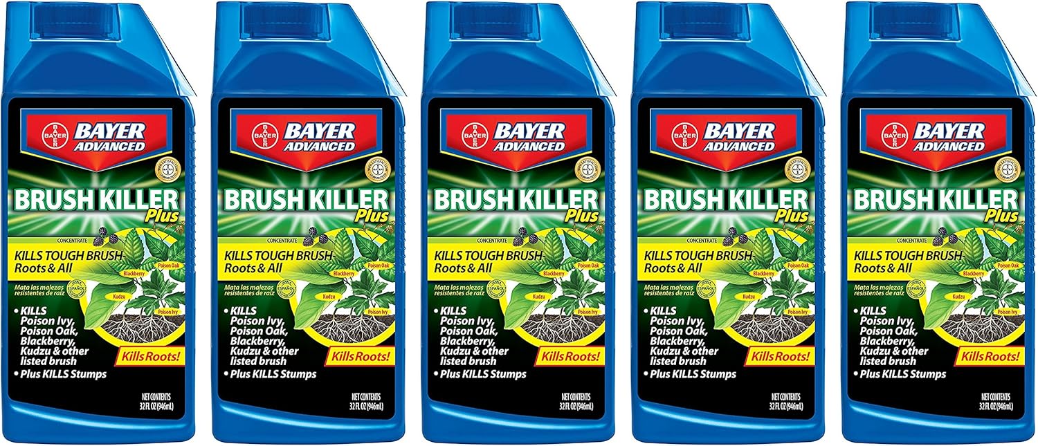 Bayer Advanced 704640 Brush Killer Plus Concentrate, 32Ounce (5 Pack) Garden