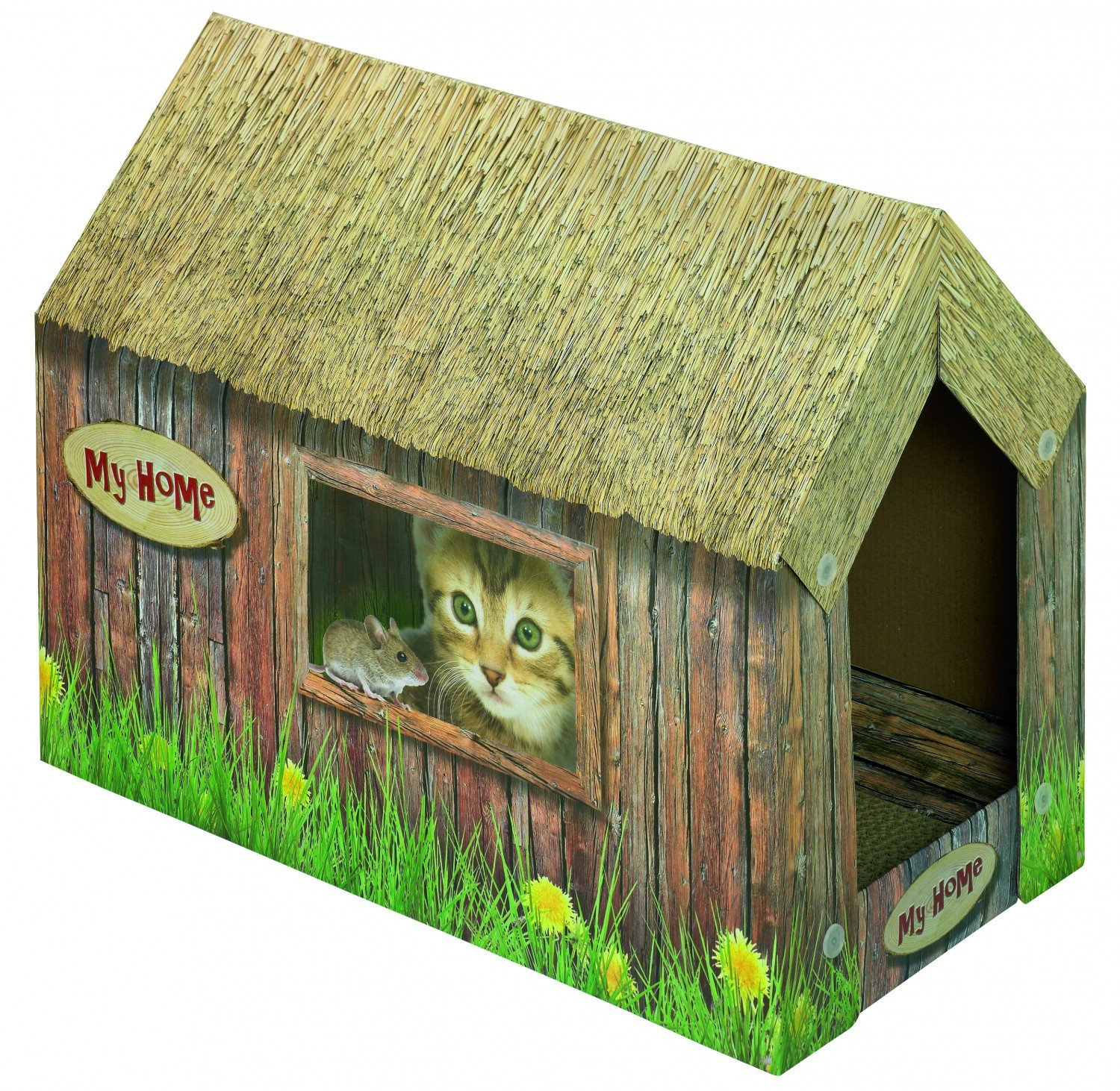 Nobby Cat House Paper Board