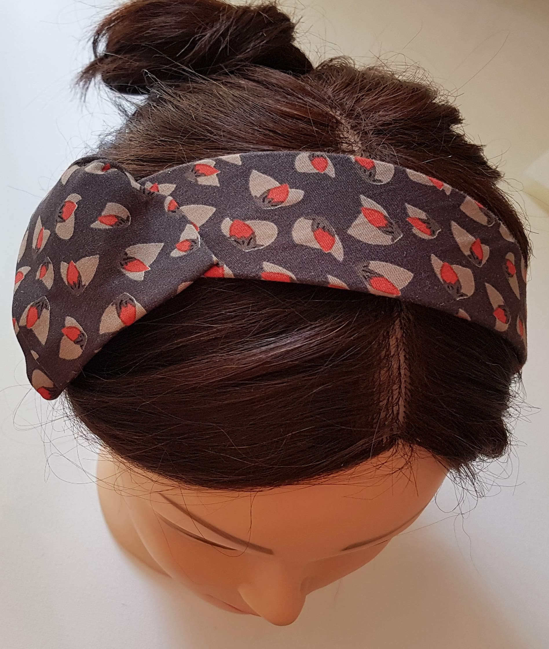 Joah Large Flower Wide[1.5 inch] Headband Hair Accessories - Wedding Bridal Cocktail Party Prom Hairband Headband Headpiece