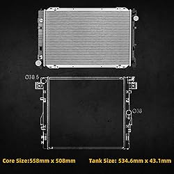 DWVO Radiator Complete Radiator Compatible with