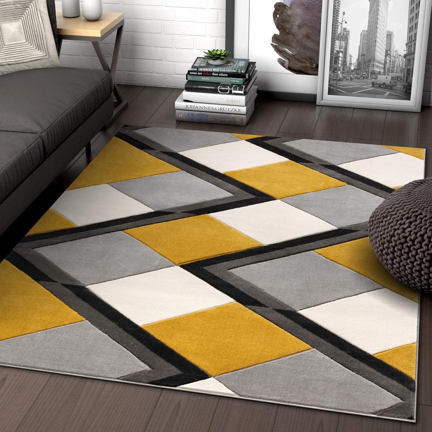 Best yellow area rugs for living room