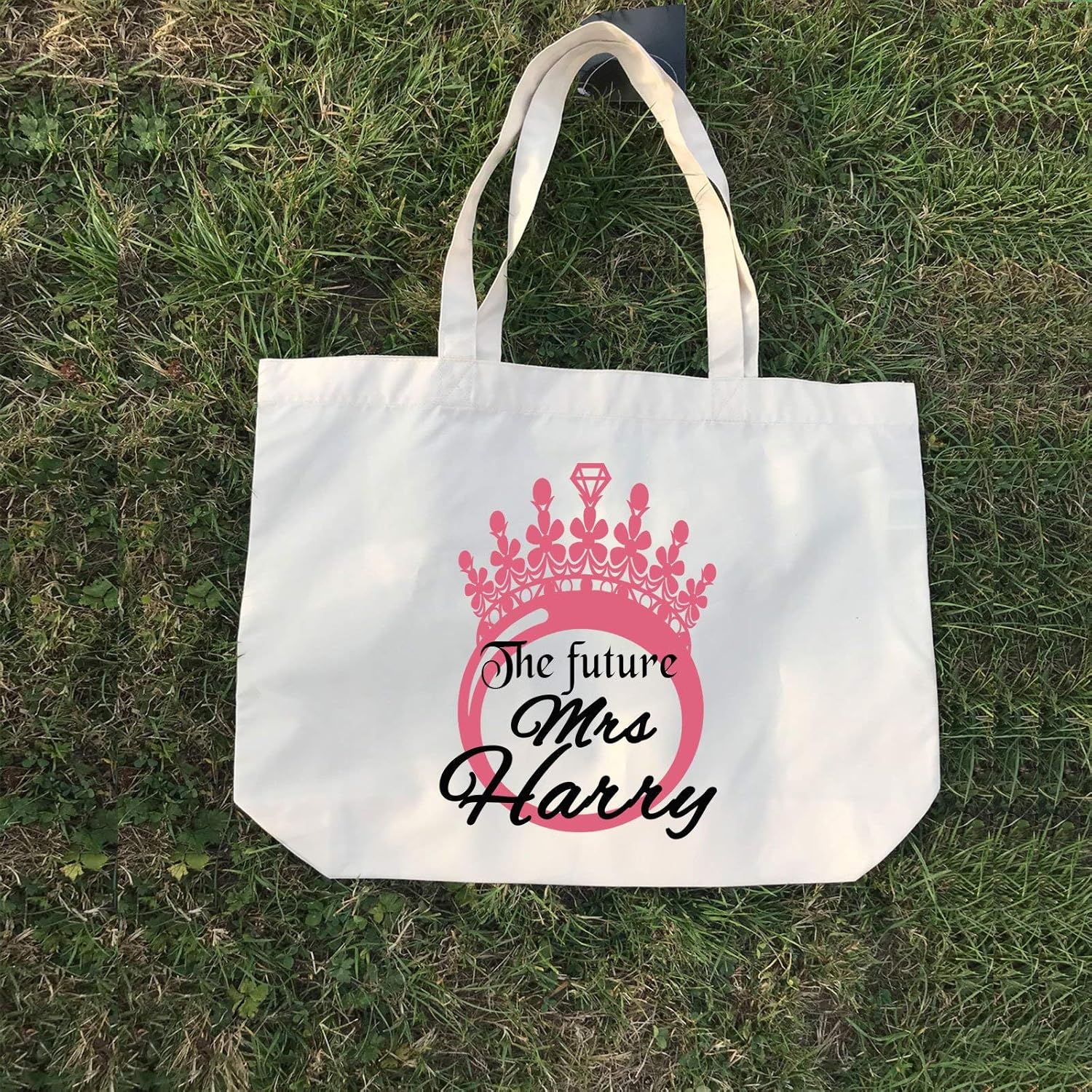 personalised mrs beach bag