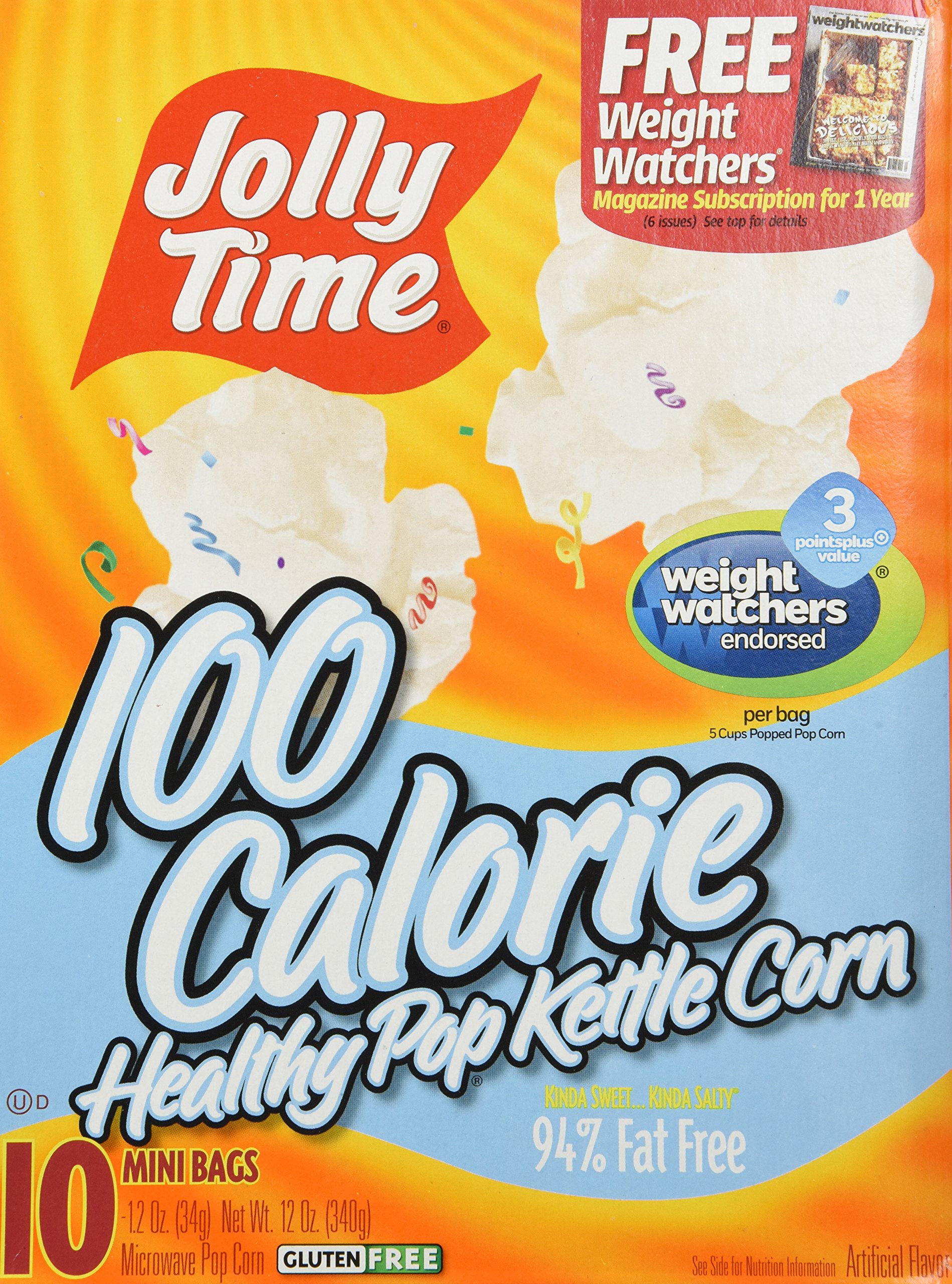 Jolly Time 100 Calorie Healthy Pop Butter MINI Bags (Pack