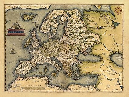 Amazoncom Magnet 1570 Orbis Terrarum Europe Historic Amazoncom Magnet 1570 Orbis Terrarum Europe Historic