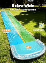 JOYIN 22.5ft Water Slide with Sprinkler 2 Bodyboards Backyard Outdoor Fun Blue view 2