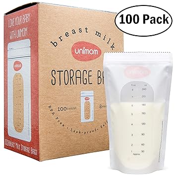 Amazon.com: Unimom Bolsas de almacenamiento de leche materna ...